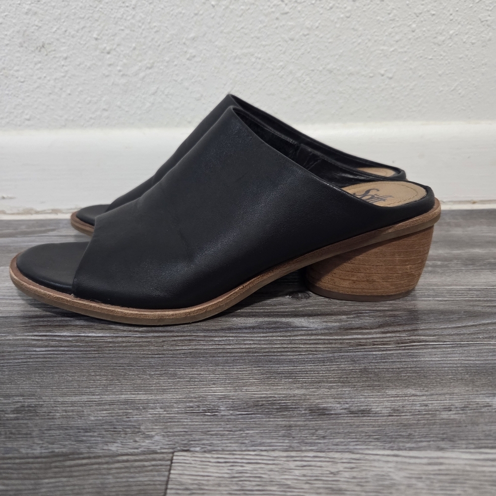 Sofft Women's Aneesa Leather Peep Toe Slip On  sz 9.5 - Picture 5 of 8